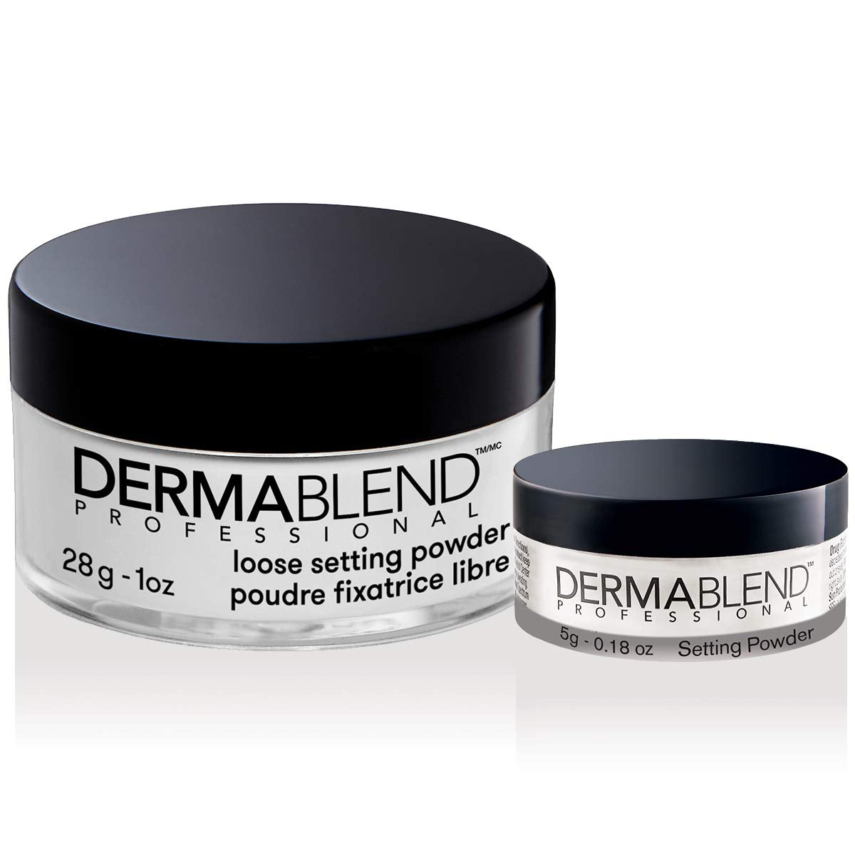 Buy now Dermablend Loose Setting Powder, Face Powder Makeup & Finishing Powder for Light, Medium & Tan Skin Tones Original Translucent Regular and Travel Size Set at indiglob india