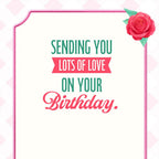 Prime Greetings Granddaughter Birthday Card, Made in America, Thick Card Stock with Premium Envelope Packaged in a Reusable Presentation Mailer, Eco-Friendly, 5in x 7.75in