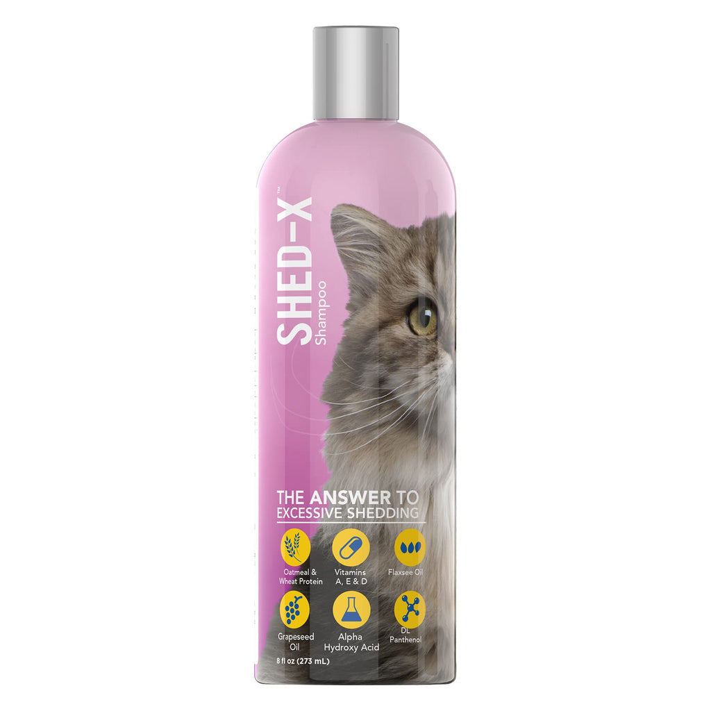 Shed-X Shed Control Shampoo for Cats, 8 oz, Vitamins & Antioxidants