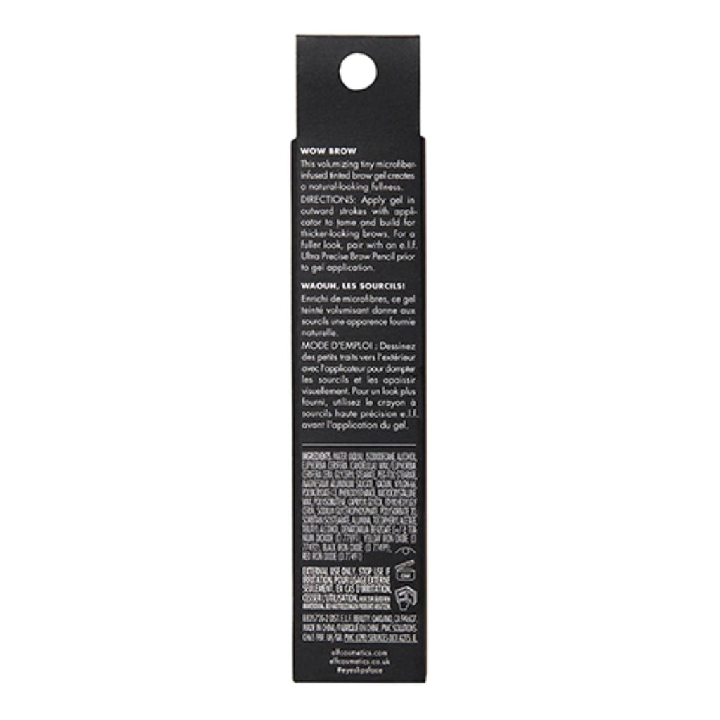 Buy now e.l.f. Wow Brow Gel, Volumizing, Buildable, Wax-Gel Hybrid, Creates Full, Voluminous-Looking Brows, Locks Brow Hairs In Place, Neutral Brown at indiglob india