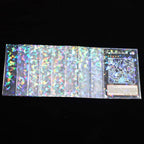 Buy now 100pcs Broken Glass Gemstone Laser Flashing Card Film Holographic Idol Photo Sleeves Ultra Super Protector (61x88mm) at indiglob india