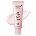 medicube Sunscreen No Cast Just Glow Collagen, SPF 50 | SPF 50 Hydrating Face Sunscreen - Lightweight & Non-Sticky Formula, Peptide & Cica for Soothing & Glow, Korean Skincare