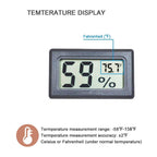 4-Pack Mini Indoor Temperature Humidity Meters Digital Gauge