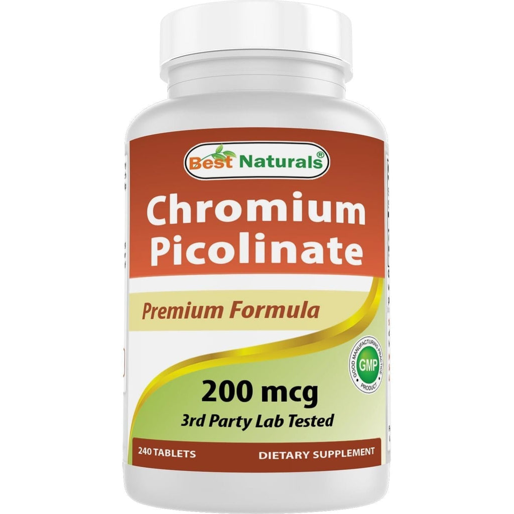 Buy now Best Naturals Chromium Picolinate Tablet, 200 mcg, 240 Count 240 Count (Pack of 1) at indiglob india