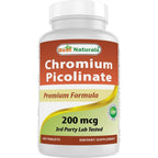 Buy now Best Naturals Chromium Picolinate Tablet, 200 mcg, 240 Count 240 Count (Pack of 1) at indiglob india