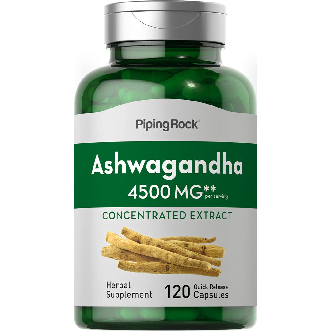 Piping Rock Ashwagandha Supplement | 120 Capsules