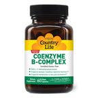 Country Life Coenzyme B-Complex with Choline, 60 Vegan Capsules | Active coenzyme B vitamins with choline to support cellular energy, cognitive function and healthy metabolism