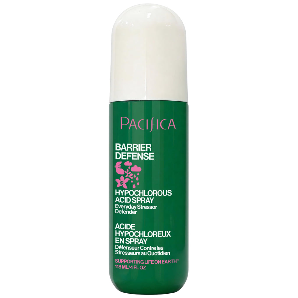 Pacifica Hypochlorous Acid Spray for Face and Skin; Barrier Defense Facial Mist | Soothe Redness, Acne, Eczema, Irritation | HOCl Non-Toxic Clean Formula Facial Cleanser Spray | Fragrance-Free, Vegan
