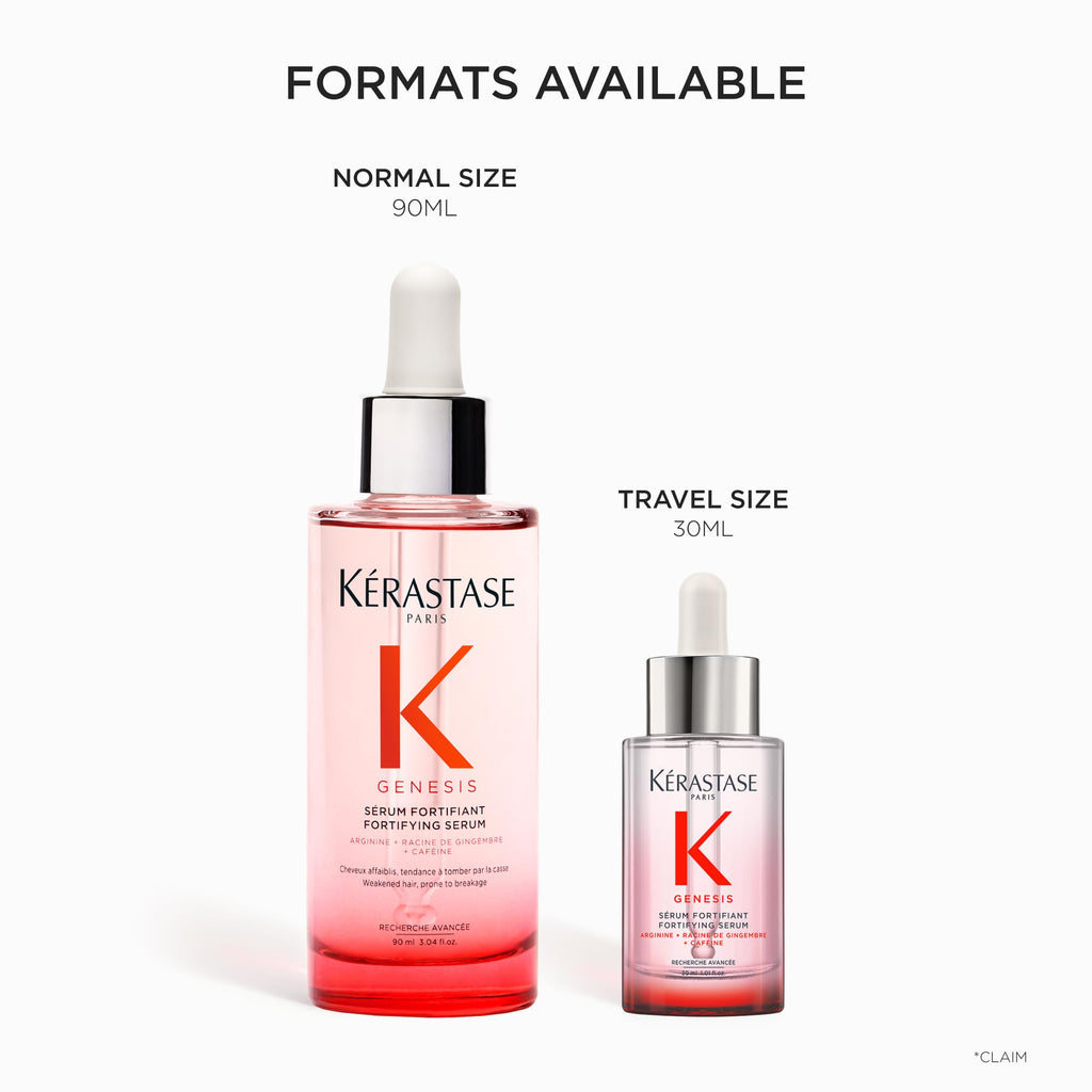 Kerastase Genesis Hair Serum | Daily Strengthening Treatment for Weak or Damaged Hair | Nourishes and Reinforces Hair | Anti-Breakage | Silicone-Free | For Weakened Hair | Serum Fortifiant