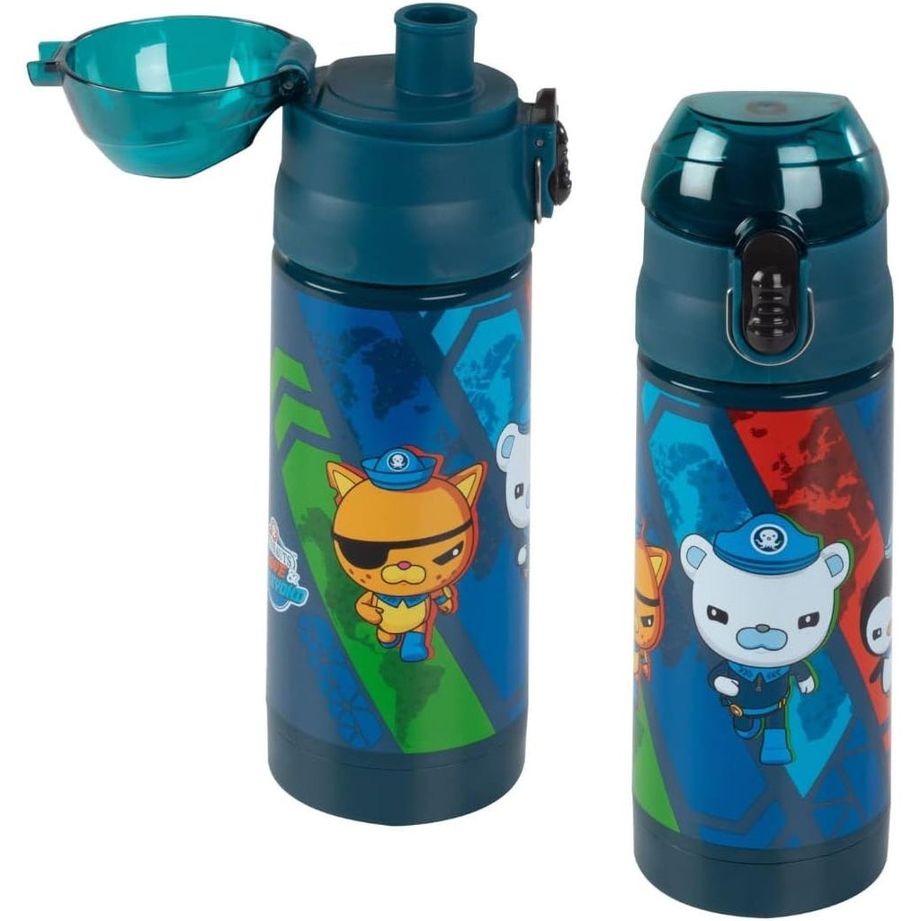 Buy now Octonauts Above & Beyond Stainless Steel 13 oz Reusable Water Bottle for Kids, Blue- Double Wall Insulated, Spill Proof Lid w/Built-in Straw-Keep Liquids Hot or Cold For Hours- Fits Most Lunch Bags at indiglob india
