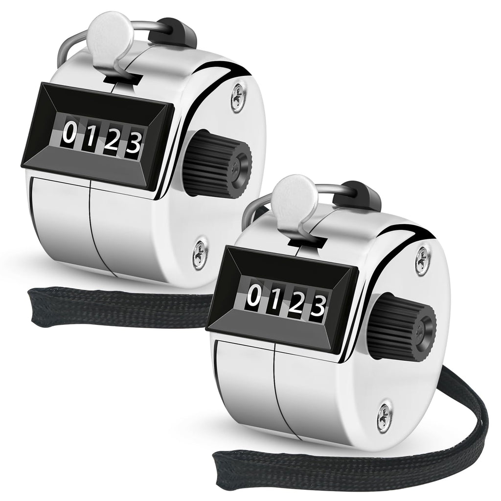 2 Pcs Clicker Counter, Hand Tally Counter with Large Display