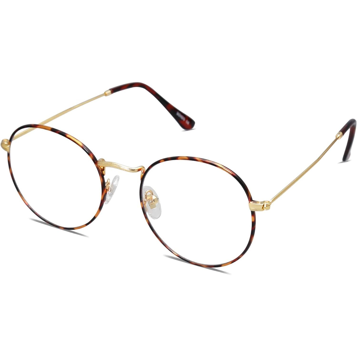 Buy now SOJOS Blue Light Blocking Computer Glasses Round Eyewear Anti Blue Light Lens Preppy Chic SJ5024B at indiglob india