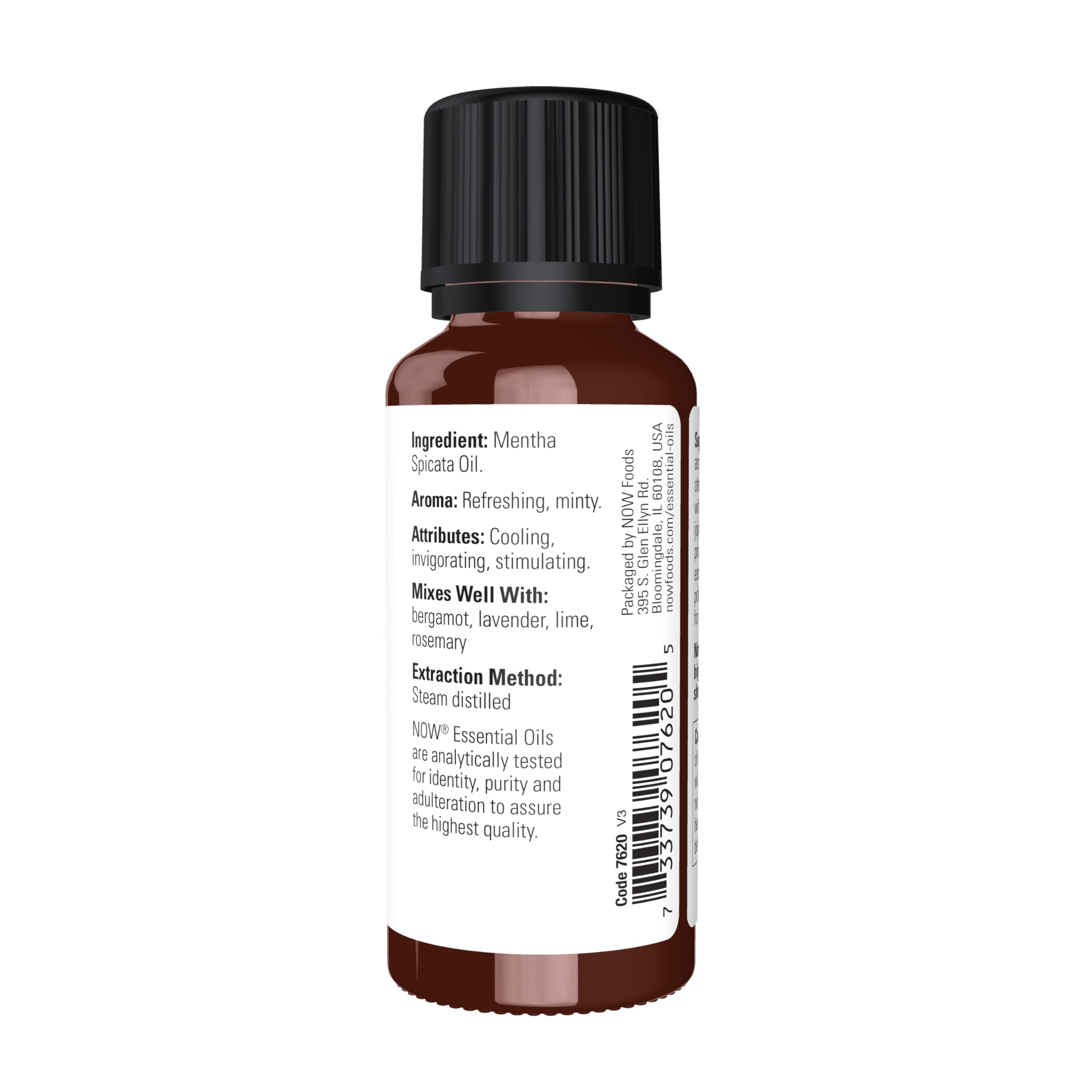 Buy now NOW Essential Oils, Spearmint Oil, Stimulating Aromatherapy Scent, Steam Distilled, 100% Pure, Vegan, Child Resistant Cap, 1-Ounce at indiglob india