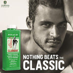 Clubman Pinaud Finest Powder – Classic Body Powder for Men, Moisture Absorbing Aftershave, Barbershop Scent, 9 oz x 3 Packs