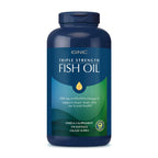 Buy now GNC Triple Strength Fish Oil Omega 3 Supplement, 1000mg EPA and DHA, Supports Heart, Brain, Skin, Eye and Joint Health, 210 Softgels at indiglob india