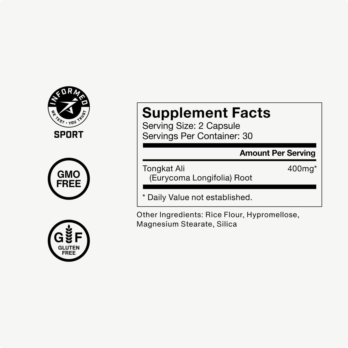 Momentous Tongkat Ali for Women & Men, Longjack Root Extract, 400mg