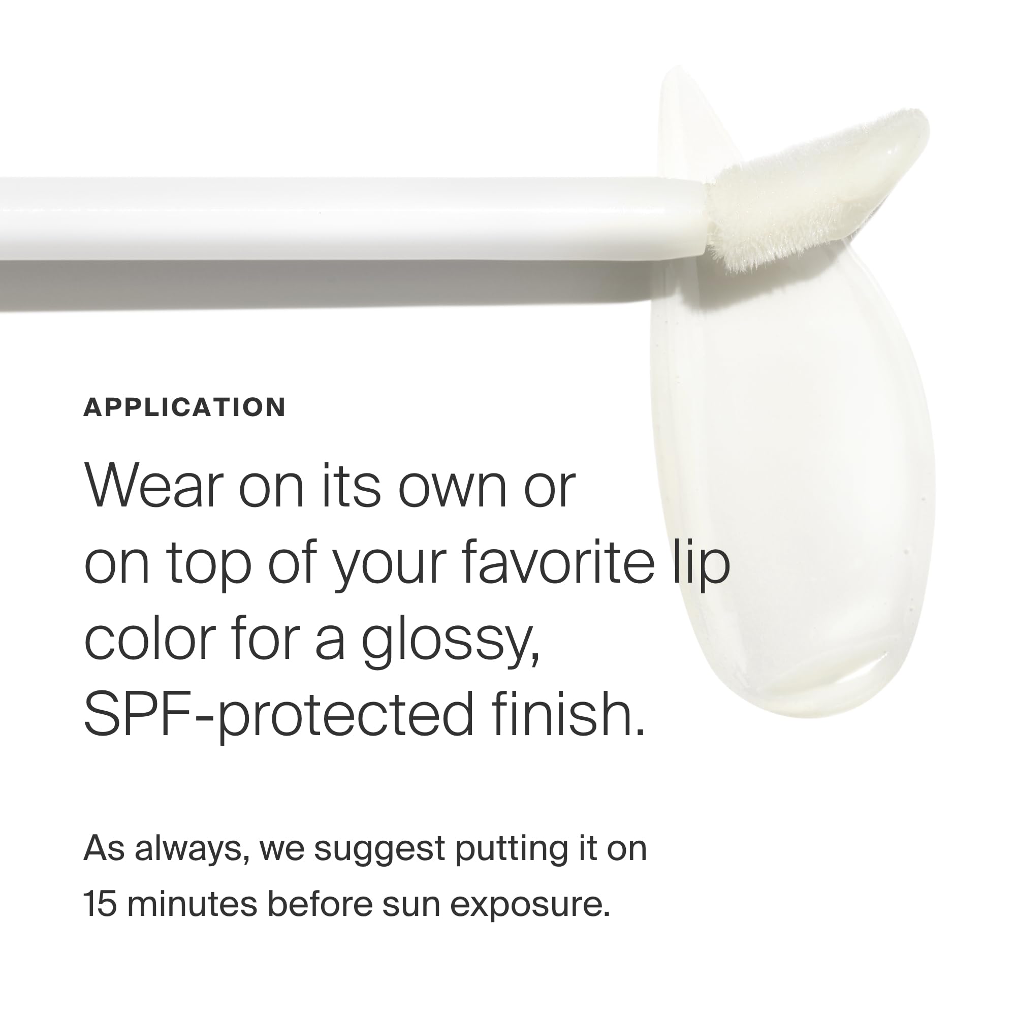 Buy now Supergoop! Lipscreen Shine SPF 40, 0.34 fl oz - Water-Resistant Clear Lip Gloss - Broad Spectrum SPF Lip Balm with Grape Seed Extract, Sunflower Seed Oil & Kelp Extract - Non-Sticky Formula at indiglob india