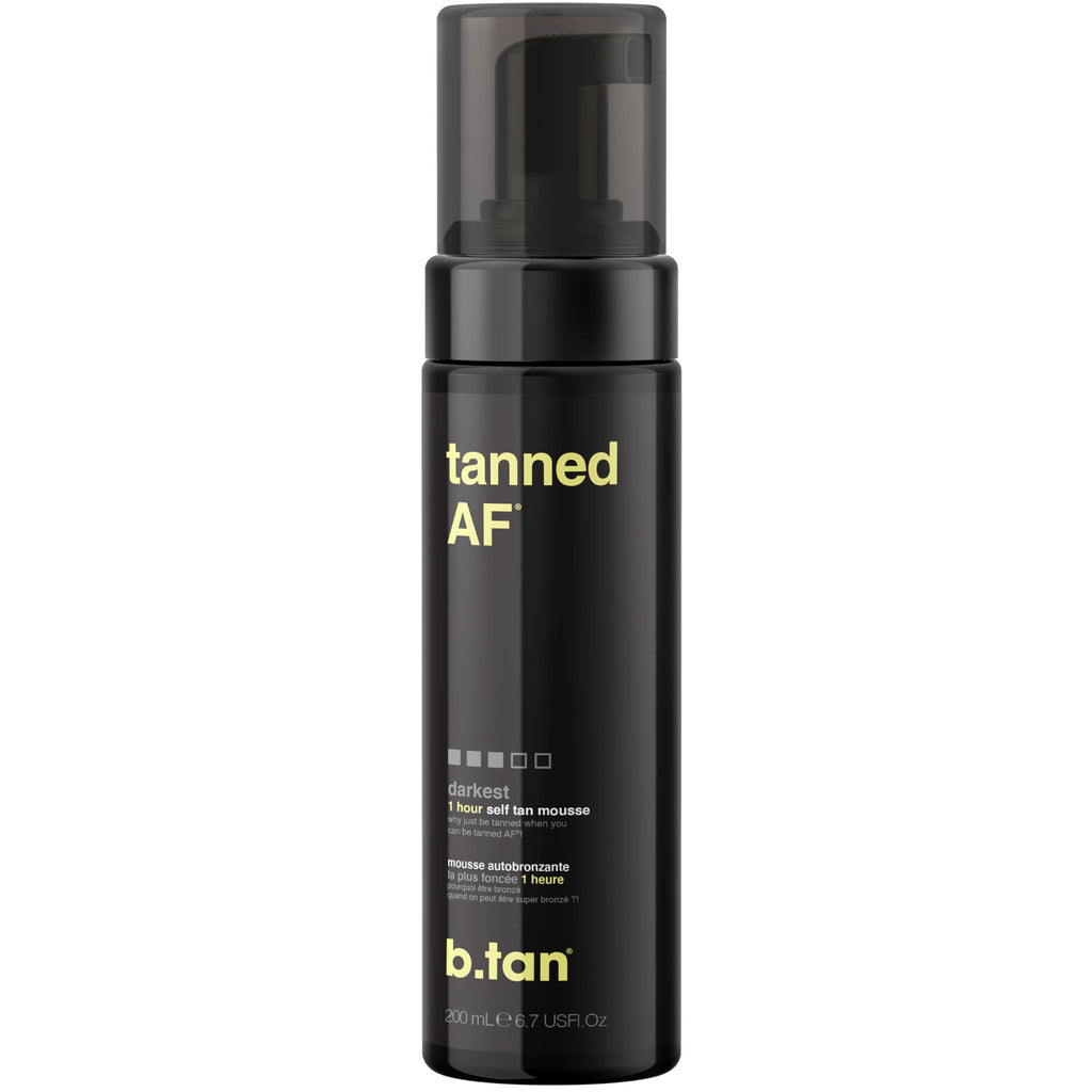 Buy now b.tan Dark Self Tanner Mousse | Get Tanned - Best, 1 Hour Express Sunless Tanning Foam, No Fake Tan Smell, Ultra Dark Bronzing Glow, Face & Body, Vegan, Cruelty Free, 6.7 Fl Oz at indiglob india