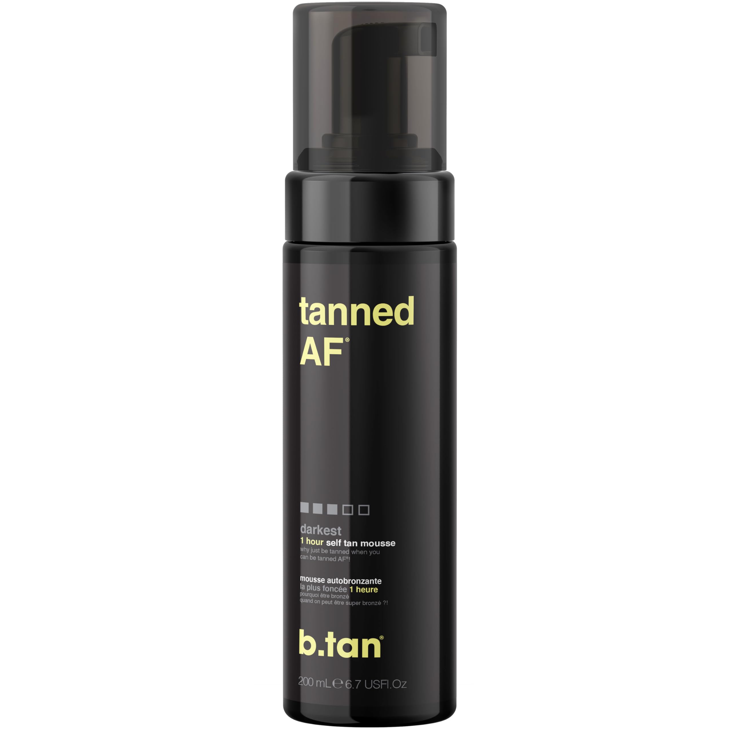 Buy now b.tan Dark Self Tanner Mousse | Get Tanned - Best, 1 Hour Express Sunless Tanning Foam, No Fake Tan Smell, Ultra Dark Bronzing Glow, Face & Body, Vegan, Cruelty Free, 6.7 Fl Oz at indiglob india