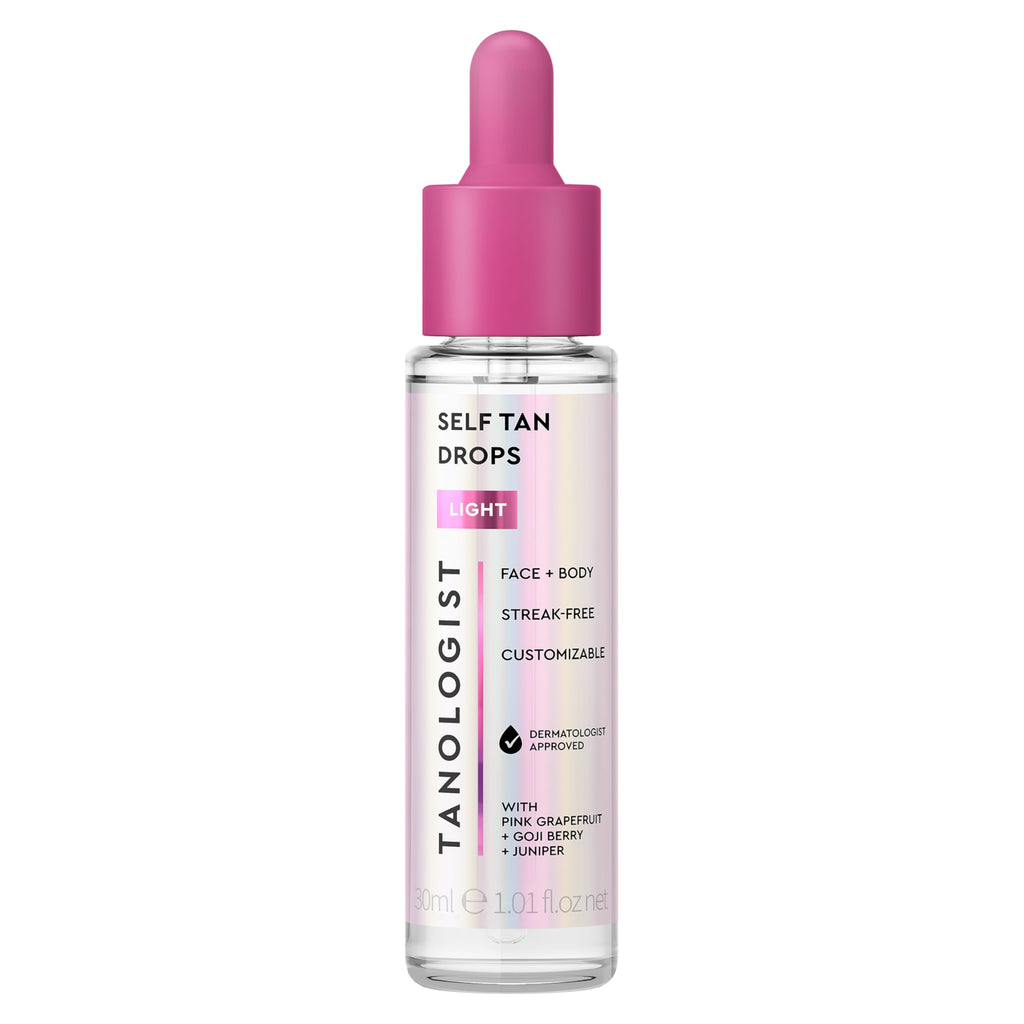 Buy now Tanologist Light Self Tan Drops, Streak-Free Body & Face Tanning Drops, No Fake Tan Smell, For Moisturizer & Lotion, Bronzing Face Tanner, Skincare Ingredients, Vegan, 1.01 fl. oz/30 ml Bottle at indiglob india