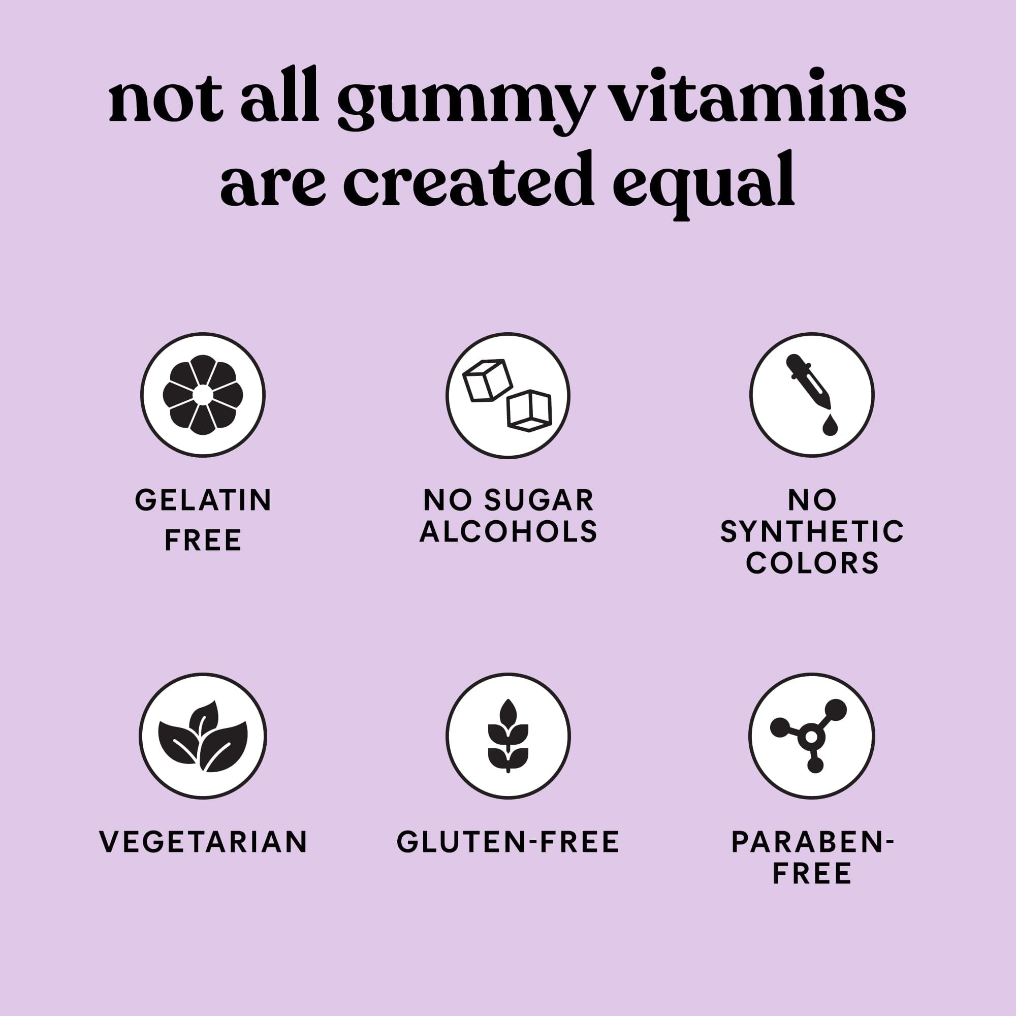 Lemme Multi Gummies, Daily Nutritional Support 30-Day Supply | Daily Nutritional Support with Vitamins A, C, D, E, Biotin, Folic Acid, Zinc & Inositol, Bone, Brain, Skin & Immune Health