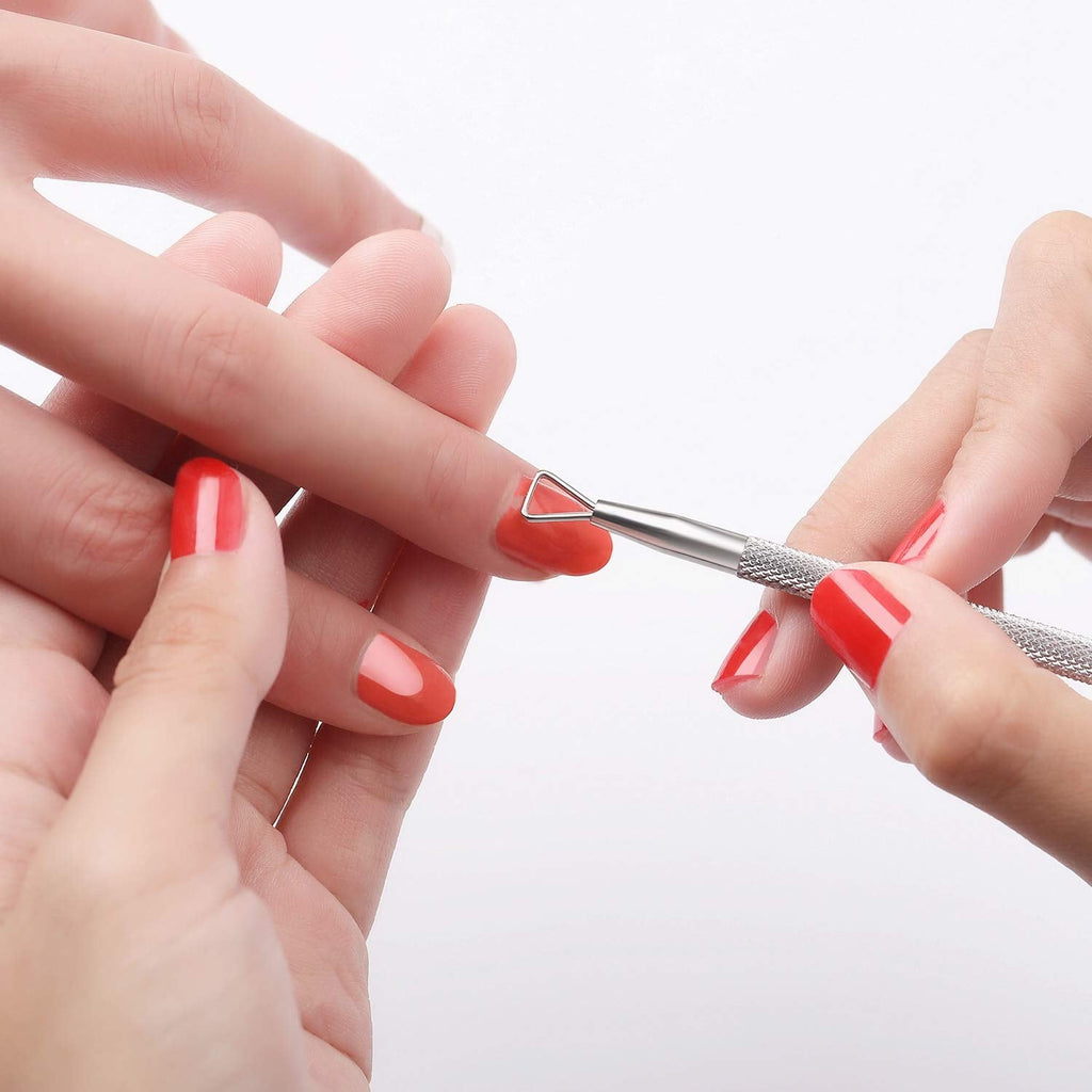 Buy now YINYIN Professional Stainless Steel Nippers, Cutter Clippers, Cuticle Remover, Trimmer with Pusher, Pedicure Manicure Tools for Fingernails and Toenails, Sliver at indiglob india