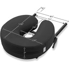 Buy now Saloniture Adjustable Massage Table Face Cradle and Pillow 3" Foam - Black at indiglob india