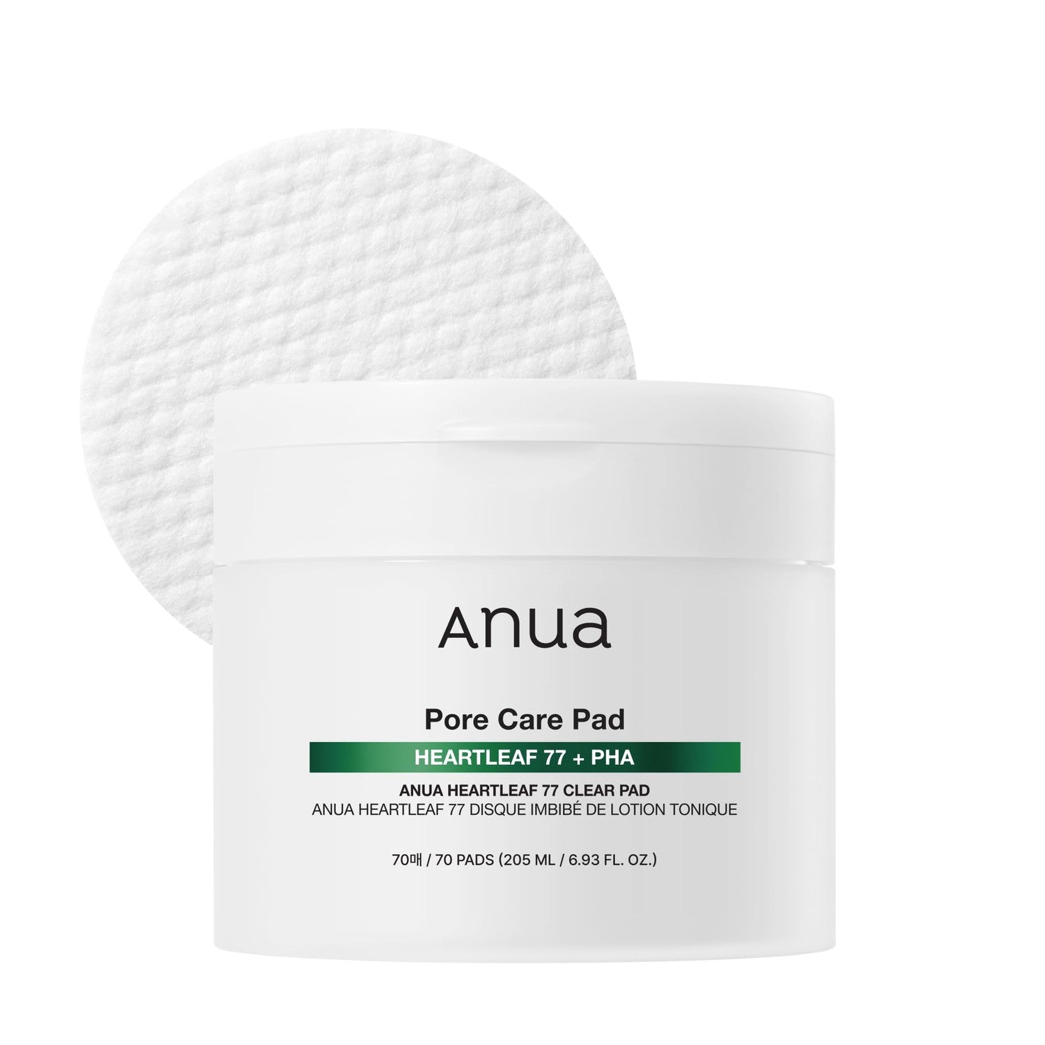 Buy now ANUA Heartleaf 77 Toner Pad 70 Sheets, PHA Dead Skin Care Low pH with Korean toner pads, Daily exfoliating, Quick & Easy Facial Mask With Hearleaf, Korean Skin Care at indiglob india