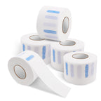 NICEMOVIC 5 Rolls Disposable Barber Paper Neck Strips Barber Accessories, Professional Barber Supplies Stretchy Paper Neck Strips for Salon Haircut Styling