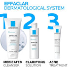 La Roche-Posay Effaclar Medicated Acne Face Wash with Salicylic Acid, 6.8oz | 2% salicylic acid cleanser with LHA and glycerin. Oil free foaming face wash helps clear acne and target excess oil.