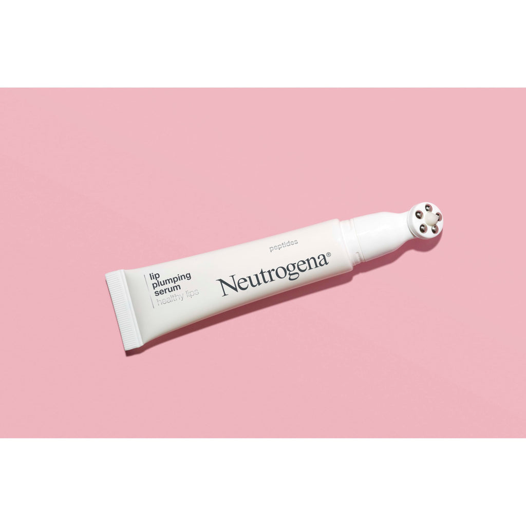 Buy now Neutrogena Healthy Lips Plumping Serum, Lip Enhancer with Peptides Nourishes and Promotes the Appearance of Naturally Fuller and Plumper-Looking Lips, 0.5 fl. oz at indiglob india