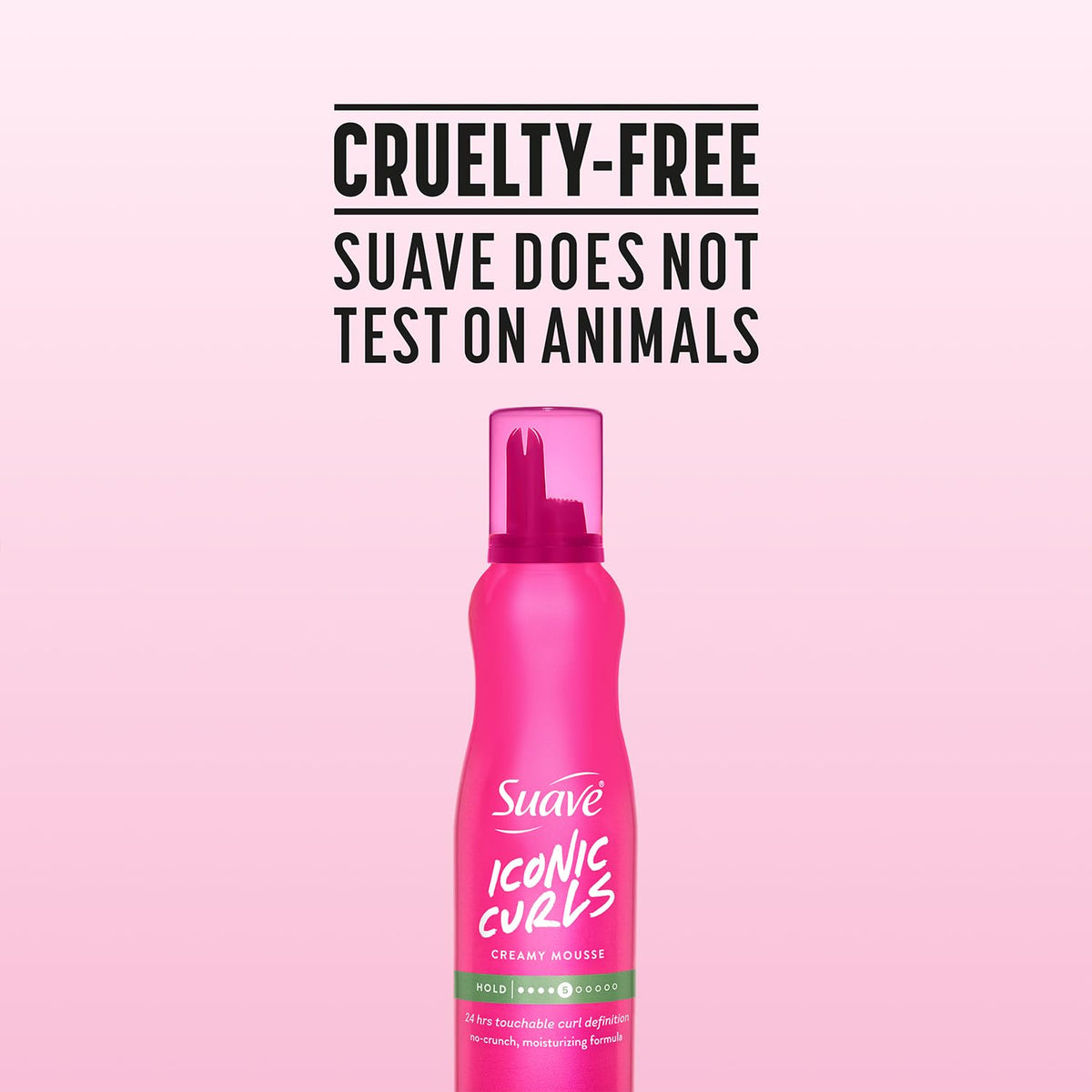 Suave Iconic Curls Mousse for Curly Hair 2-Pack, 7 Oz Ea