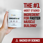 ALPHA LION Creatine Monohydrate Powder, 5000mg Per Serving (5g), Supports Muscle Strength, Power, Athletic Performance, Pure Creatina Monohydrata en Polvo Supplement (60 Servings, Unflavored)