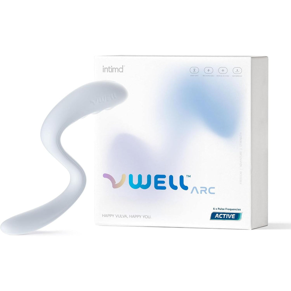 Buy now IntiMD VWELL Arc Silicone Vibrating Wand Erognomic for Therapist and Home Use Women Rechargeable Default at indiglob india