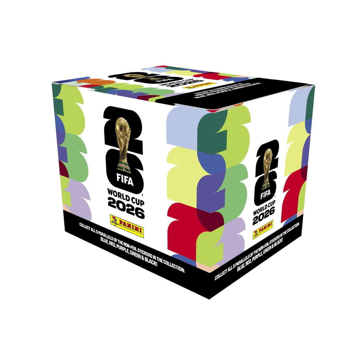 2026 Panini FIFA World Cup Sticker Collection Box – 50 Sticker Packs | Amazon Exclusive Orange Parallel | Official FIFA World Cup Trading Stickers | Collect, Trade & Complete Your Album