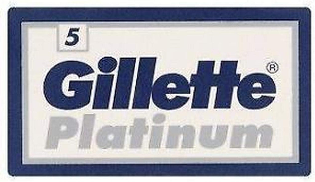 Buy now 25 GILLETTE Platinum Double Edge Razor Blades Made in Russia at indiglob india