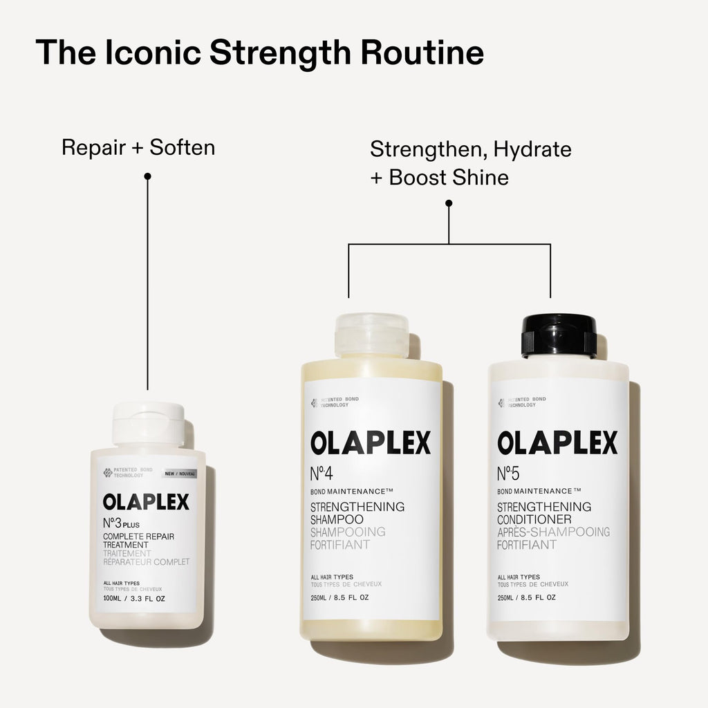 OLAPLEX N°.4 Bond Maintenance™ Strengthening Shampoo | Bond Repair | For Medium, Thick, or Coarse Hair; Daily Use for Straight, Wavy, Curly, and Coily Hair of All Porosity Levels