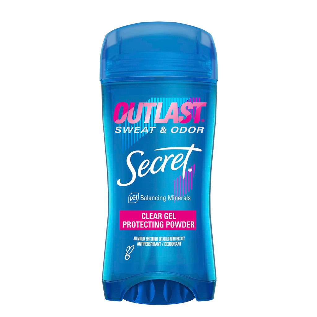 Buy now Secret Antiperspirant Deodorant for Women, Protecting Powder Scent, Clear Gel, Outlast Xtend, 2.6 Oz (Pack of 6) at indiglob india