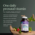 New Chapter One Daily Prenatal Multivitamin, 30 Count | With Methylfolate and Choline for Healthy Mom and Baby, Gluten Free and Non-GMO Prenatal Vitamin Daily Formula