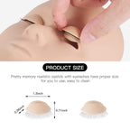 Buy now Pretty memory Lash Mannequin Head with 2 Pairs of Removable Practice Eyelids, Realistic Eyelash Mannequin Head, Soft-Touch Lash Extension Supplies for Practice at indiglob india