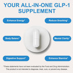 O NATURE . ZIRAN GLP-1 Weight Management Supplement for Women & Men, Multiple Probiotic & Vitamins Supplements, GLP1 Appetite Control, Energy & Digestion Balance - 90 Capsules (Pack of 1)
