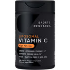 Sports Research® High Potency Vitamin C 1000mg, 240 Count Veggie Capsules | Antioxidant Activity & Immune Support | Ascorbic Acid Vitamin C | Non-GMO Verified & Gluten Free - 240 Servings