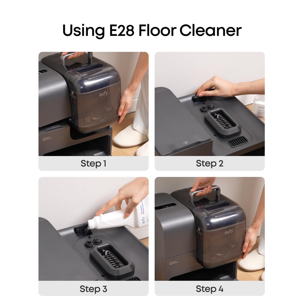 eufy Official Floor Cleaning Solution for E35, E28, C28, 473 ml