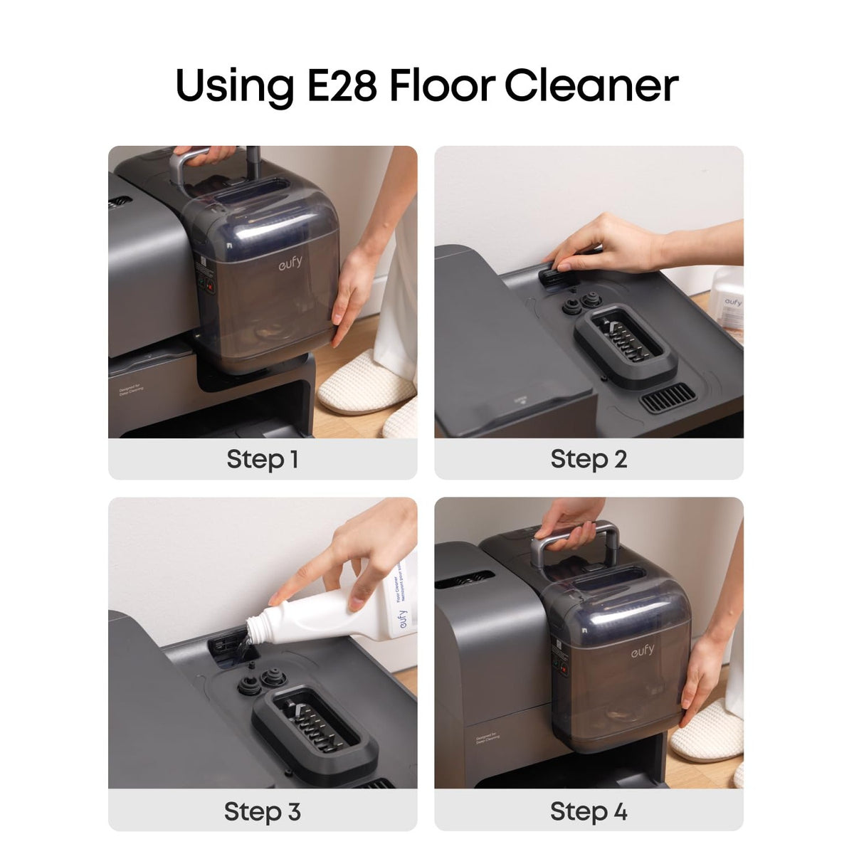 eufy Official Floor Cleaning Solution for E35, E28, C28, 473 ml