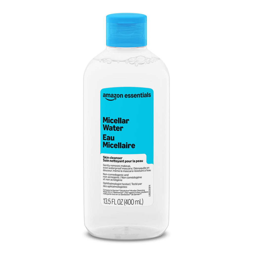 Amazon Essentials Micellar Water All-in-One Pink 13.5 Fl Oz