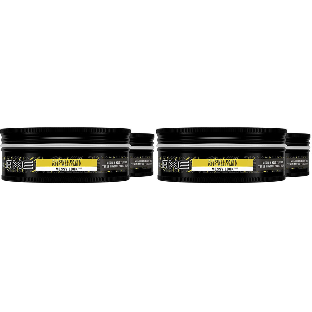 AXE Styling Flexible Hair Paste Urban Messy Look 2 Count 2.64 oz | For An Instant Texture Boost Hair Styling Made Easy