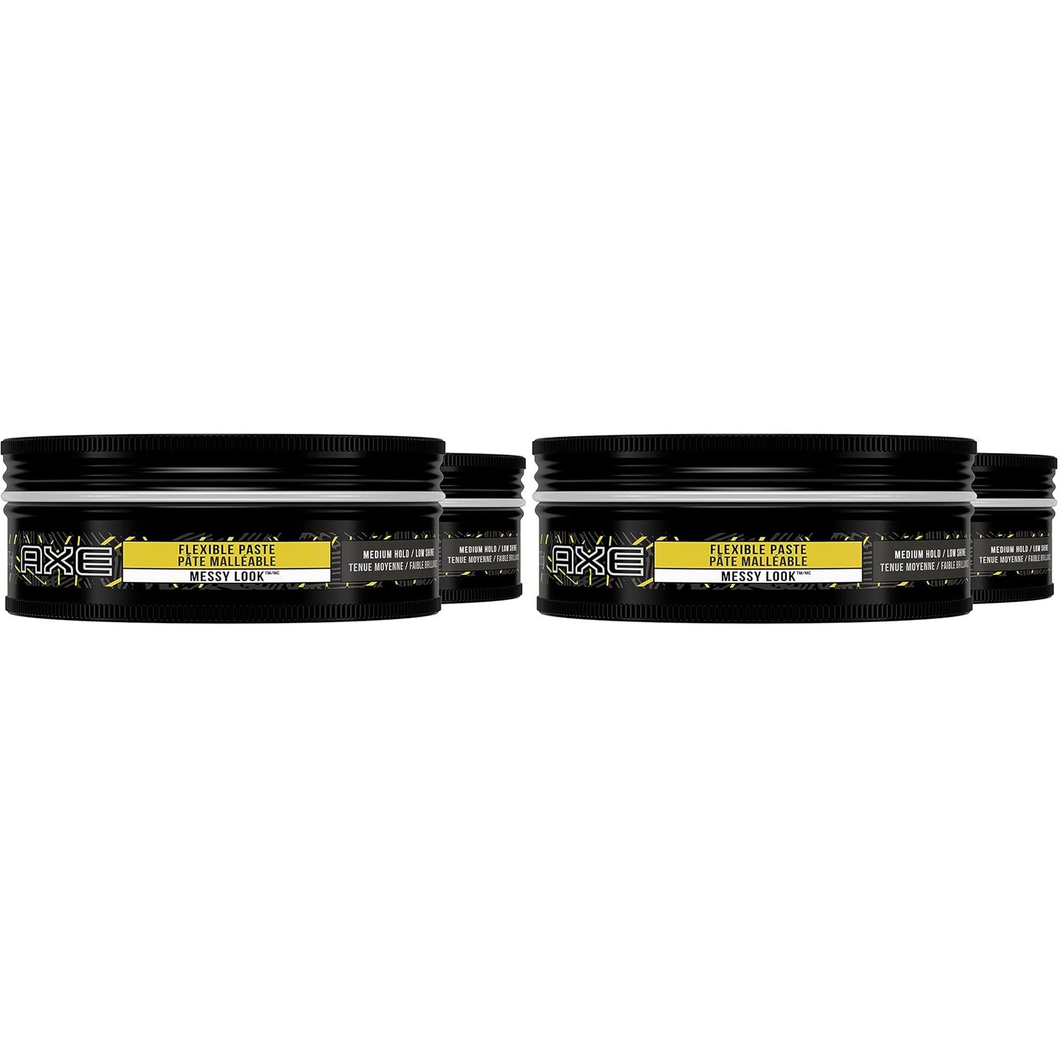 AXE Styling Flexible Hair Paste Urban Messy Look 2 Count 2.64 oz | For An Instant Texture Boost Hair Styling Made Easy