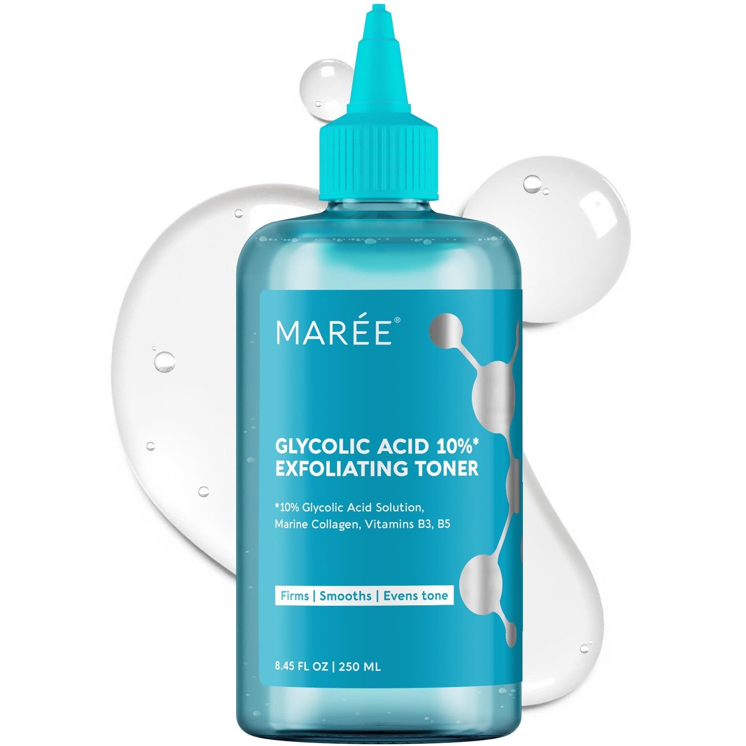 MAREE Pore Minimizer for Face Toner – Witch Hazel Toner with Niacinamide & Marine Collagen – Gentle Exfoliating Oil Control Facial Toner for Women – BHA Liquid Exfoliant – Alcohol Free Tonico Facial