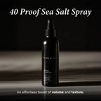 Blind Barber 40 Proof Sea Salt Spray for Men -  Salt Water Hair Spray for Volume & Texture - Water-Based Matte Finish with Light-Medium Hold - Enhances Beach Waves & Body - Tonka Bean Scent (5  Fl oz)
