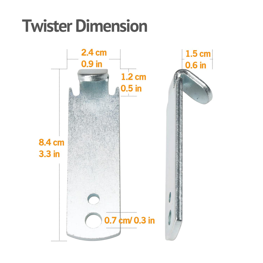 Buy now Fence Wire Twister for T Post Clips, Time Saver Barb Wire Fence Tools Easy to Use Strong Enough to Twist Any Fencing Wire (2 Pack) at indiglob india